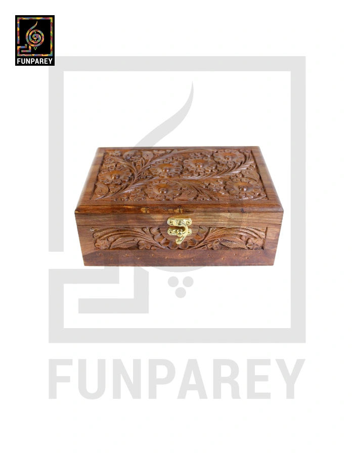Hand Carved 6/9 Premium Wooden Jewelry Box