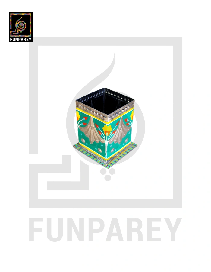 Handmade Truck Art Chamak Patti Accessory Jar