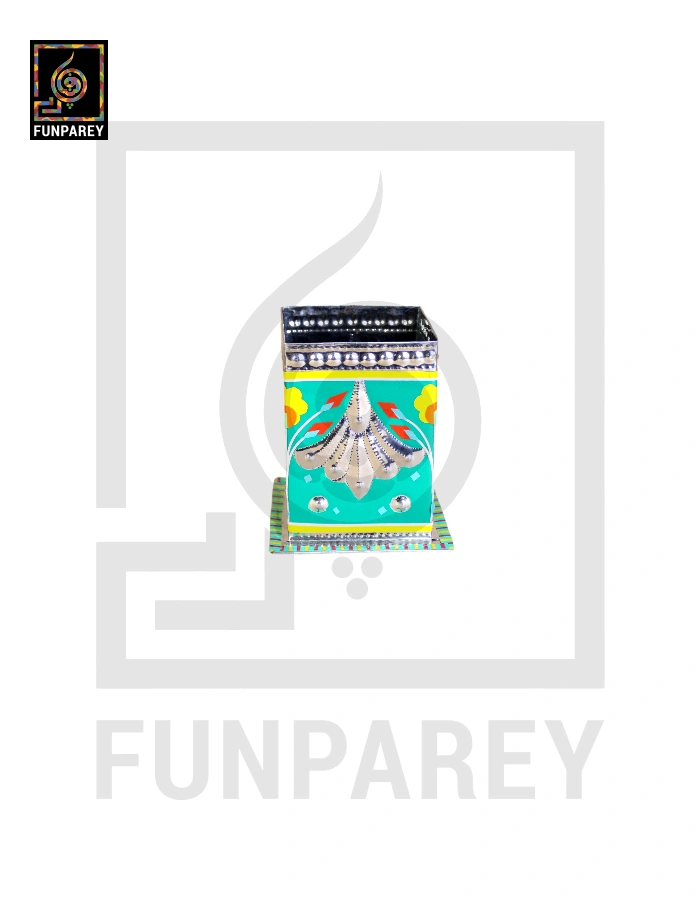 Handmade Truck Art Chamak Patti Accessory Jar