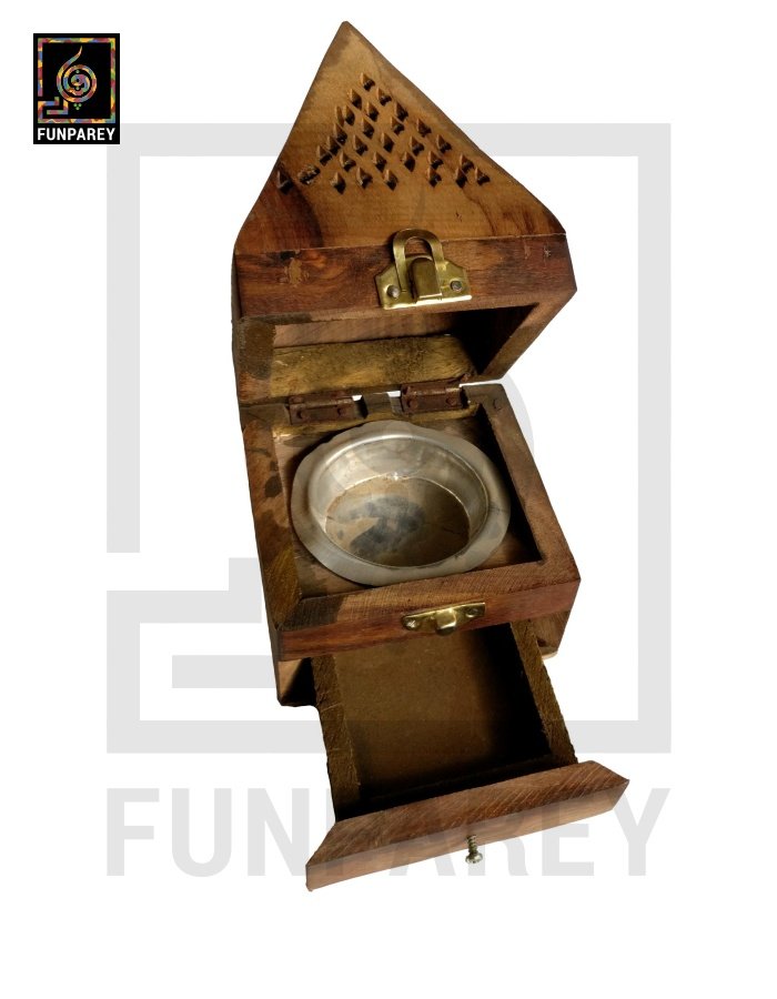 Hand Carved Wooden Bakhoor Burner
