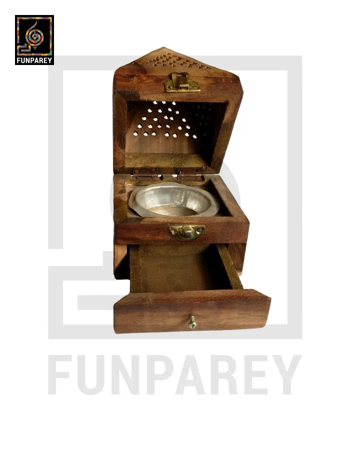 Hand Carved Wooden Bakhoor Burner