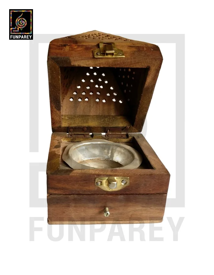 Hand Carved Wooden Bakhoor Burner
