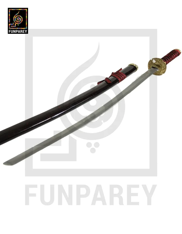 Steel Katana with Scabbard 40" Steel Samurai Sword For Wall Hanging