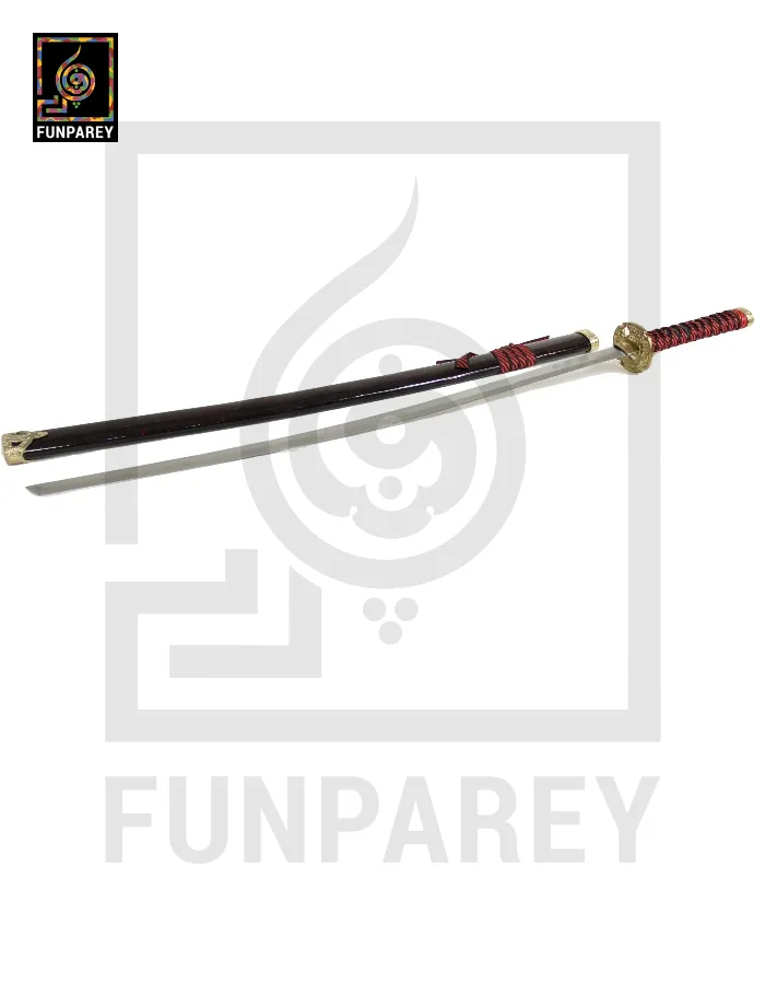 Steel Katana with Scabbard 40" Steel Samurai Sword For Wall Hanging