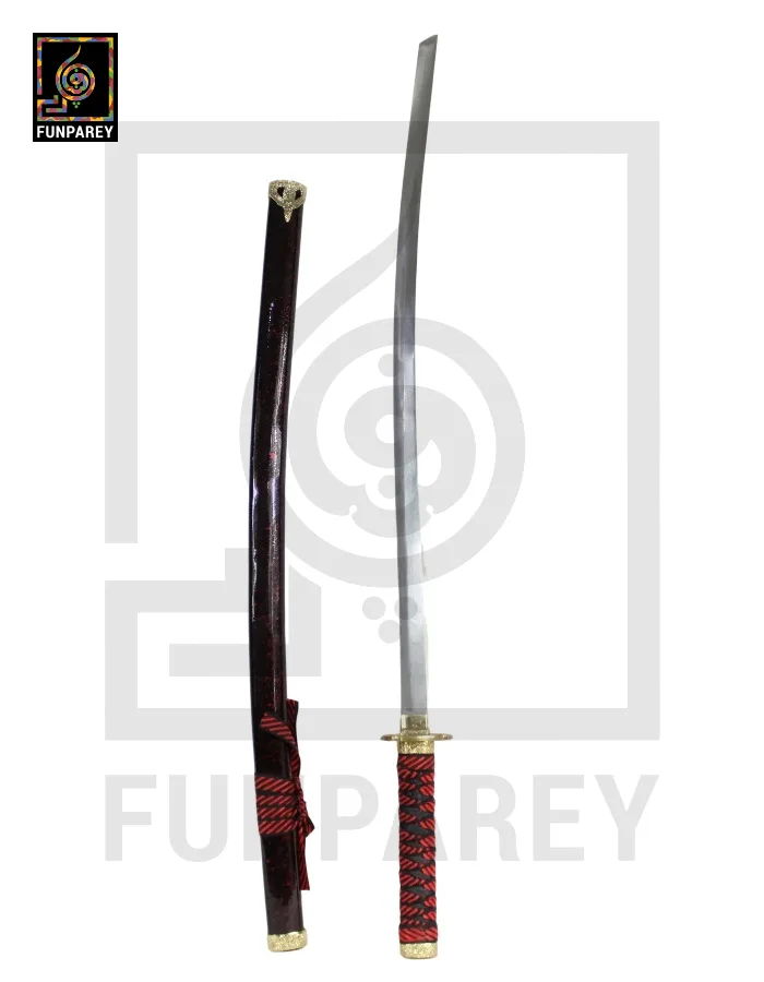 Steel Katana with Scabbard 40" Steel Samurai Sword For Wall Hanging