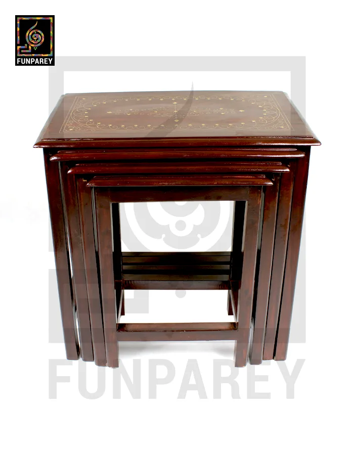 Nesting Tables With Legacy Brass Work