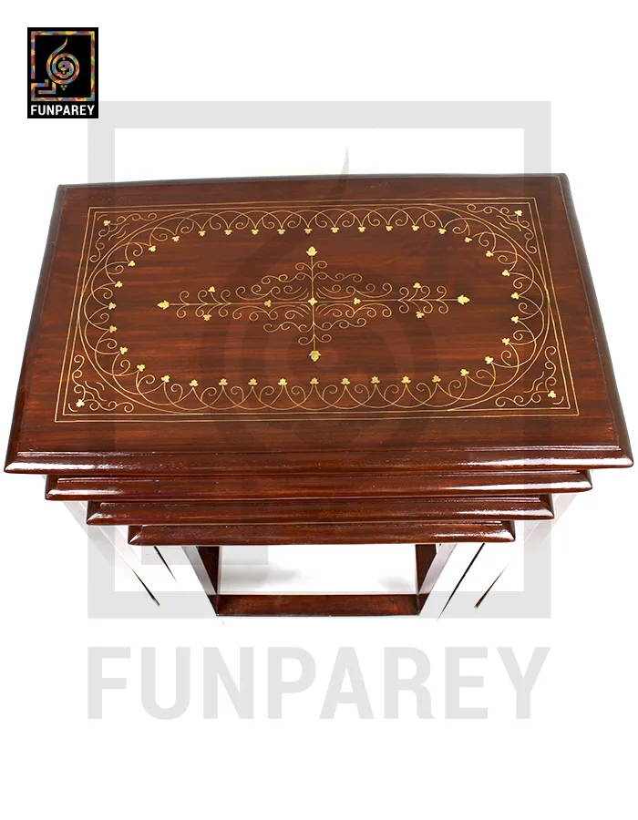 Nesting Tables With Legacy Brass Work