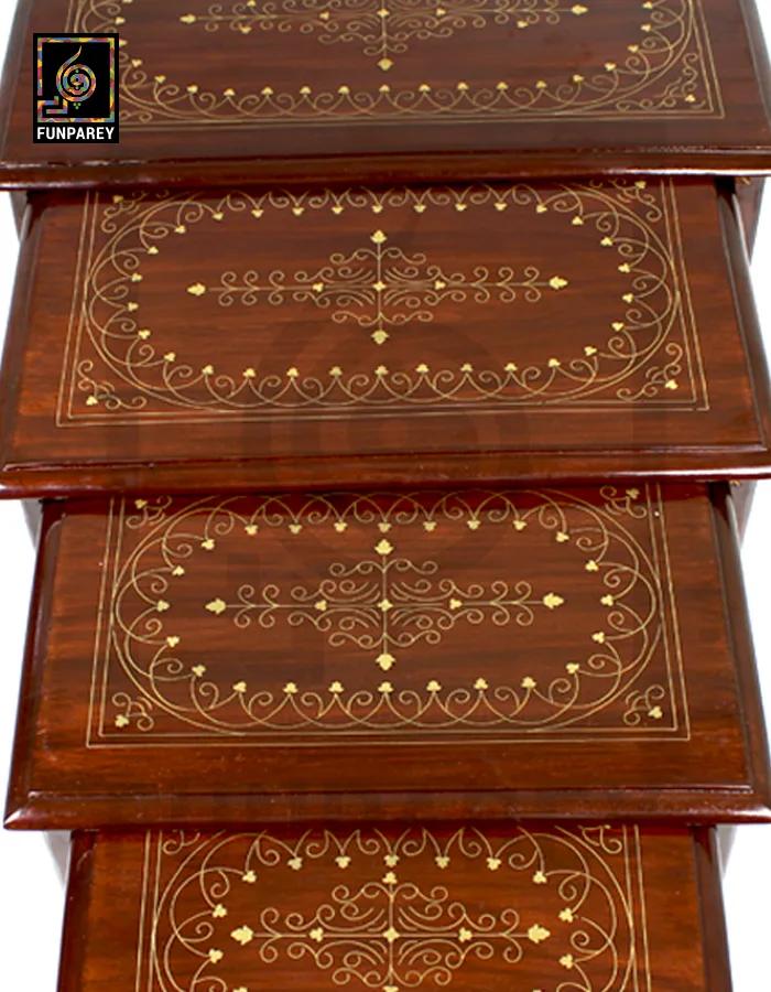 Nesting Tables With Legacy Brass Work