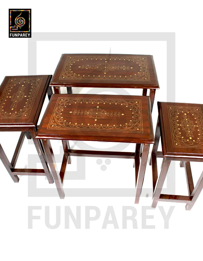 Nesting Tables With Legacy Brass Work
