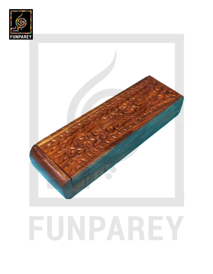 Premium Hand Carved Wooden Watch Box / Pen Box / Gift Box