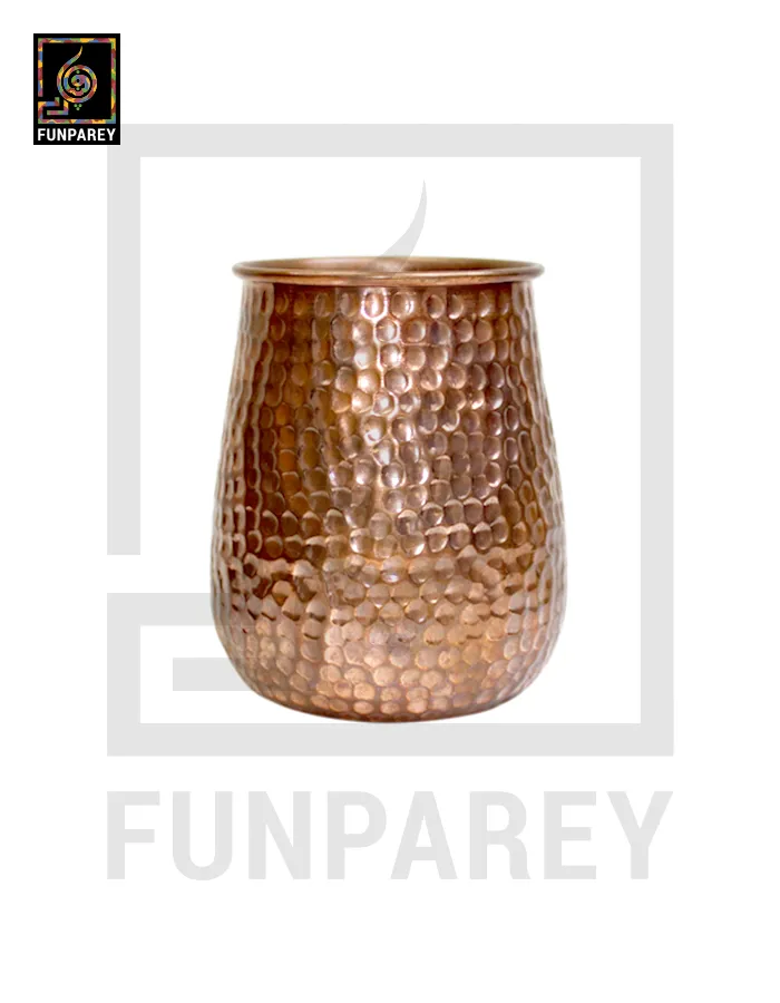 Handmade Copper Mug – Hammered
