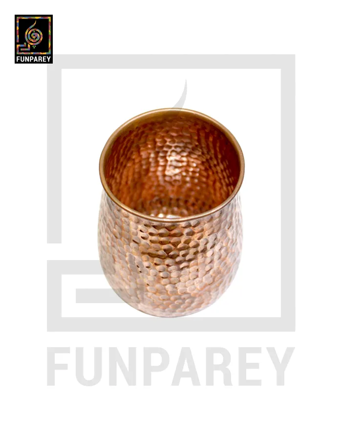 Handmade Copper Mug – Hammered