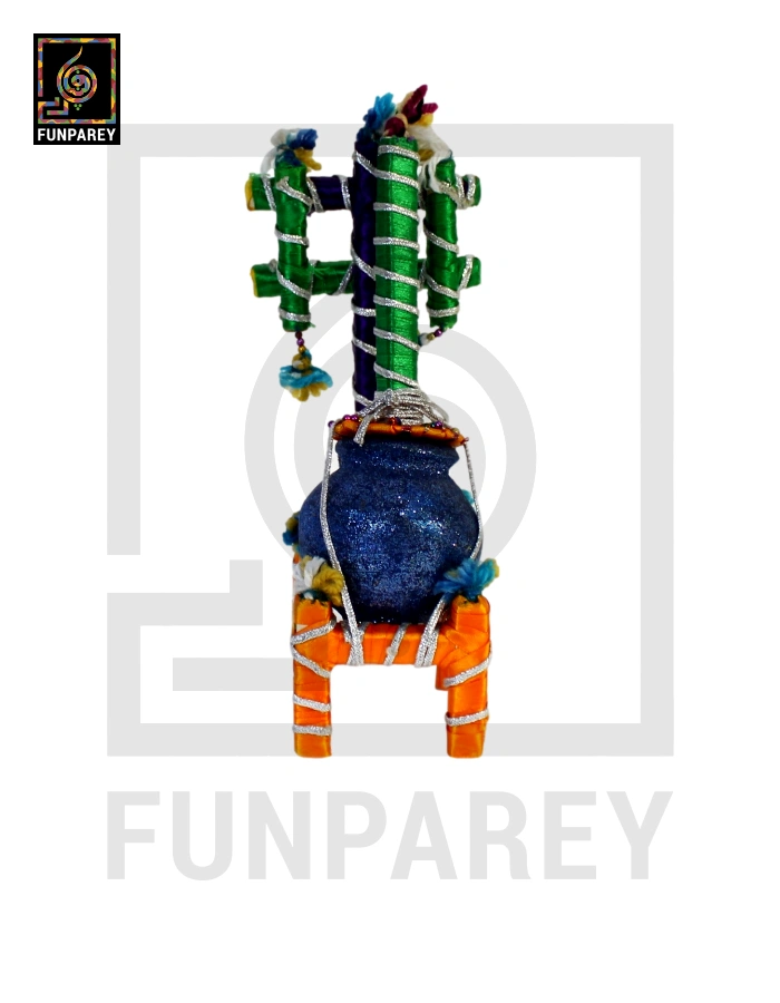 Handmade Wooden Madhani Set