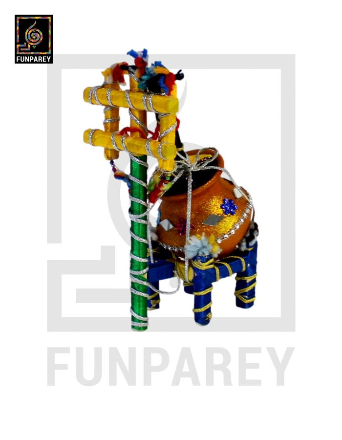 Handmade Wooden Madhani Set