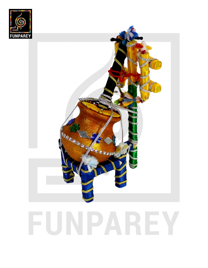 Handmade Wooden Madhani Set