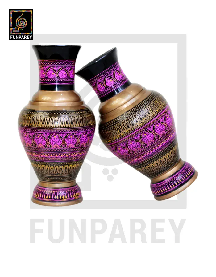 Dome Candy Jar with Nakshi Art – Blue Bell Bottom