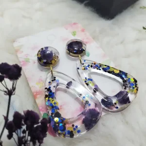 Petal Prism Teardrop Earrings