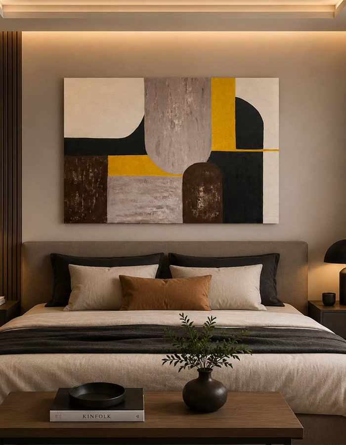 Contemporary Accent – Large Oil Painting