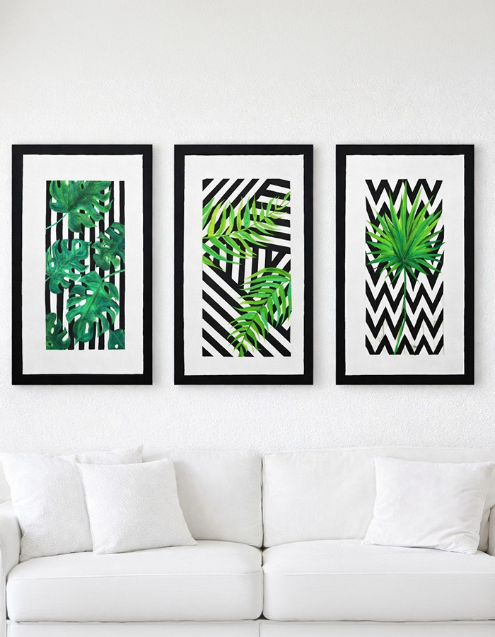 Artisan Craft – Three-Panel Oil Canvas