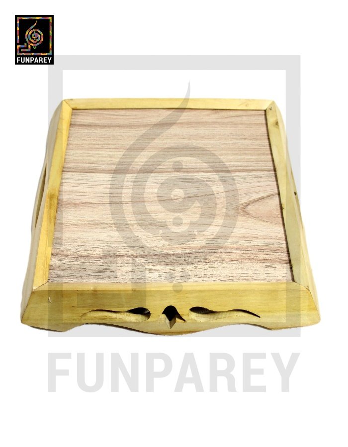 Handmade Wooden Standard Tray Set with Distinct Design