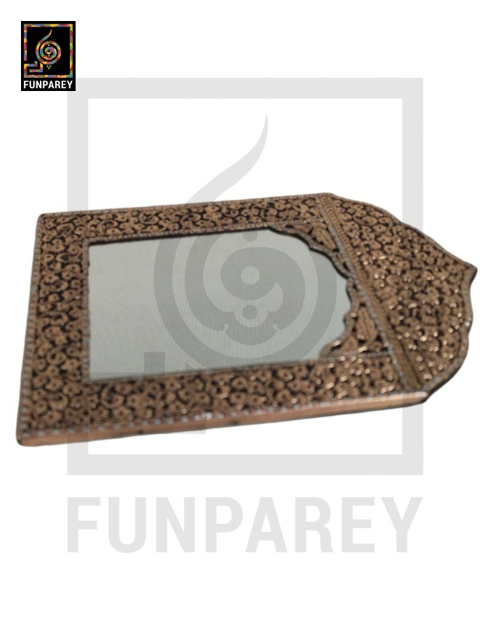 Handmade Copper Enclosed Decorative Mirror Frame Medium