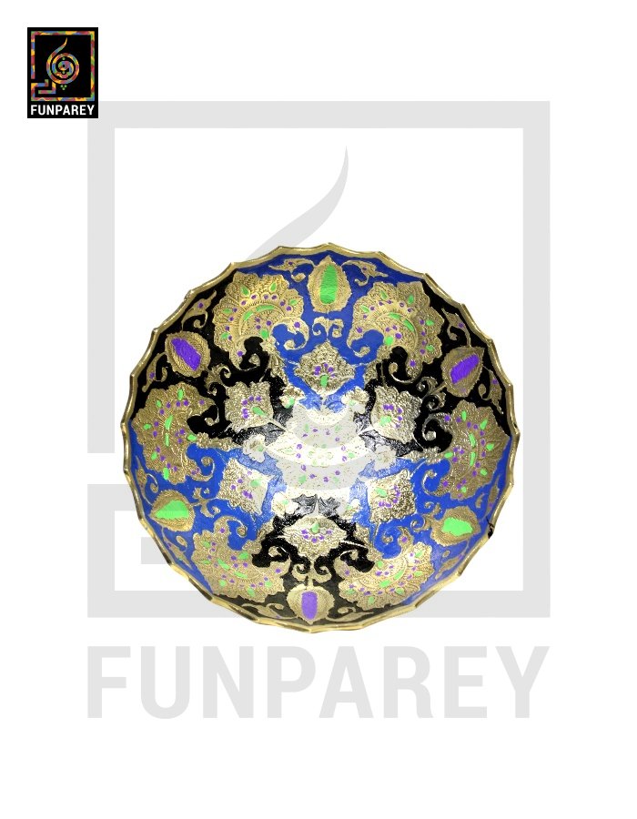 Handmade Decorative Brass Bowl 8″