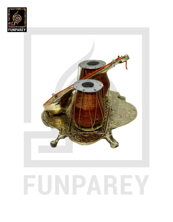 Handmade Brass Decorative Classical Music Piece – Sangeet Set