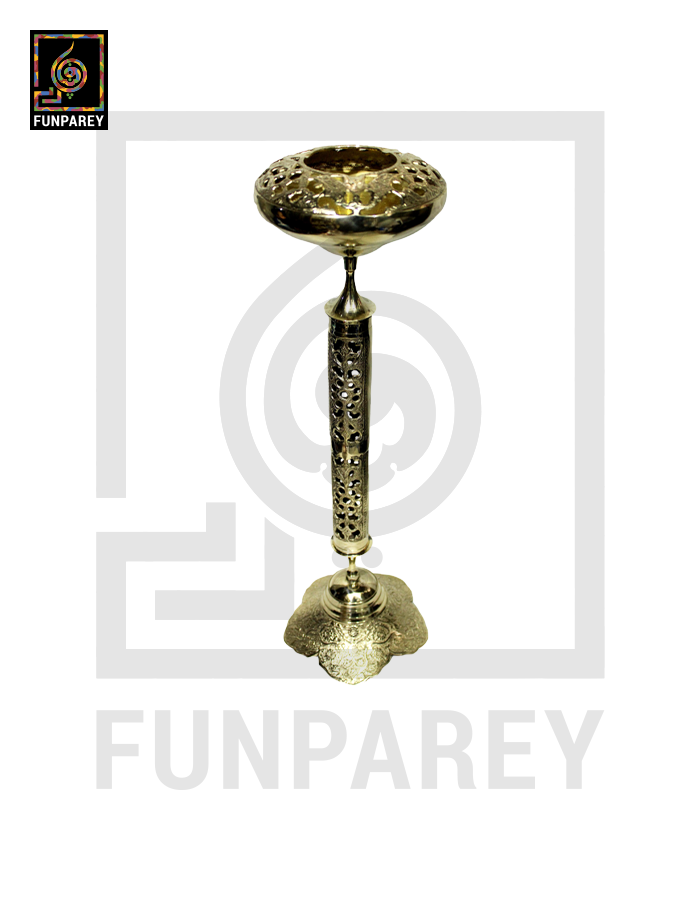 Handmade Vintage Tall Brass Ashtray