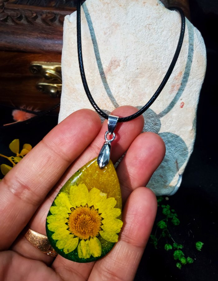 Aurora Sunflower Pendant