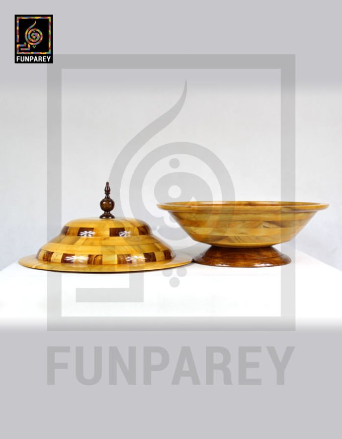 Mulberry Wood Hot Pot Tall 14″