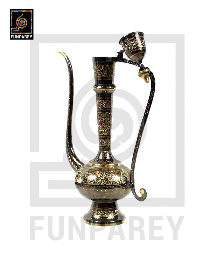 Vintage Handmade Brass Oftoba Pitcher Antique 23″