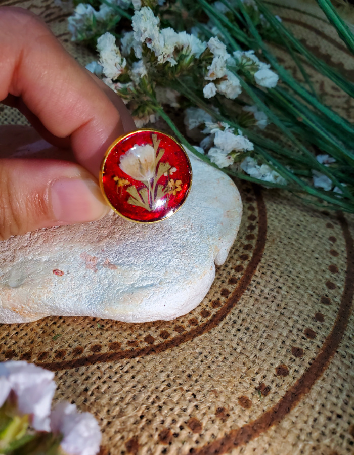 Naghma-e-Bahar Floral Ring