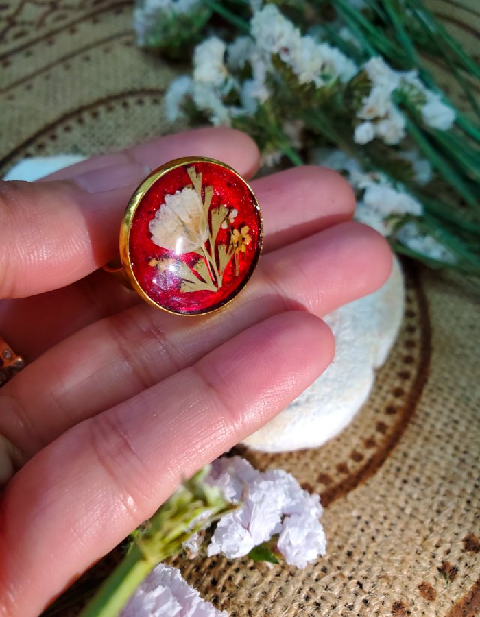 Naghma-e-Bahar Floral Ring