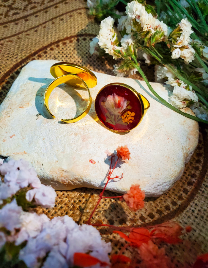 Naghma-e-Bahar Floral Ring