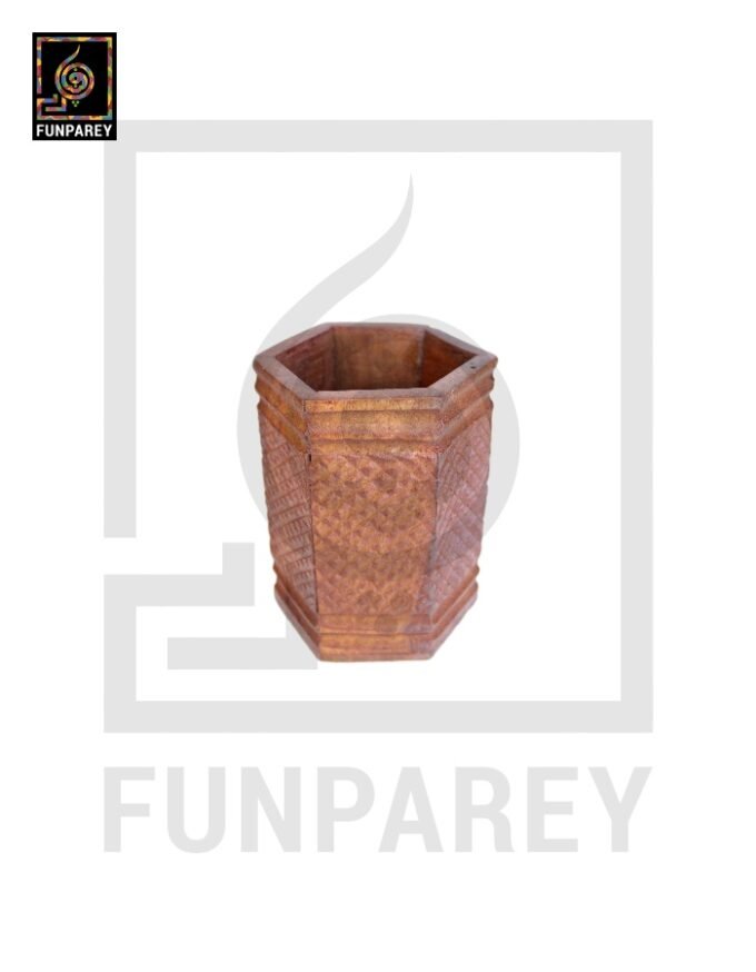 Hand Crafted Accessory Jar Hexdot