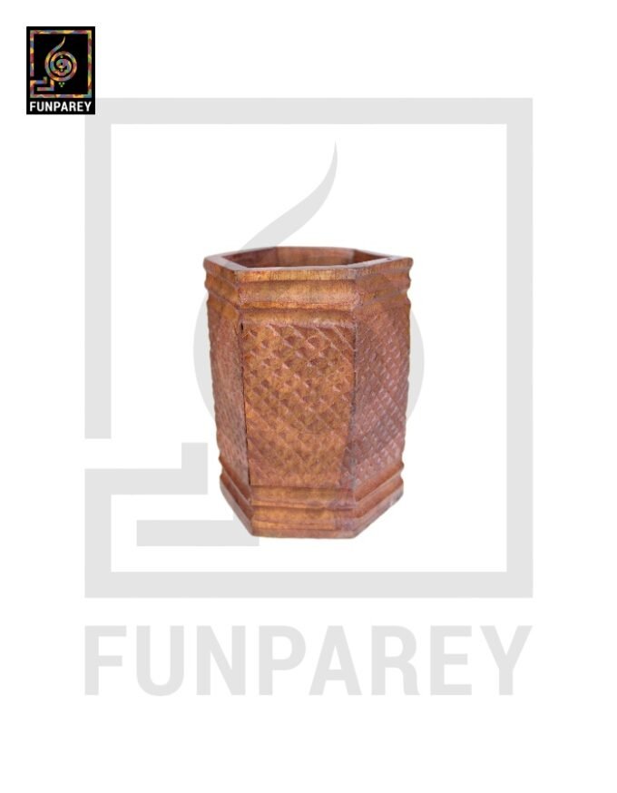 Hand Crafted Accessory Jar Hexdot