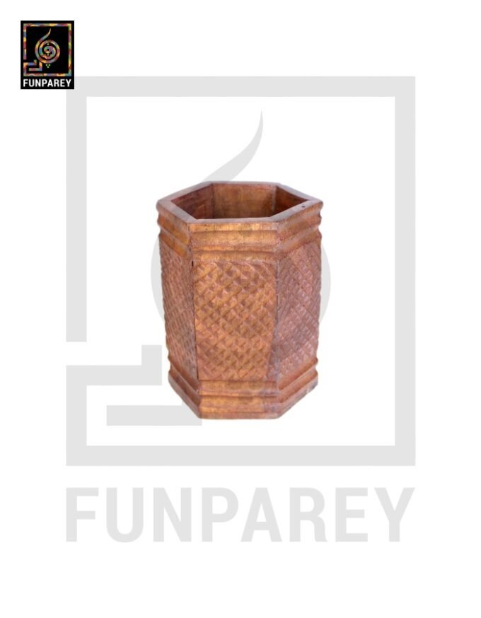 Hand Crafted Accessory Jar Hexdot