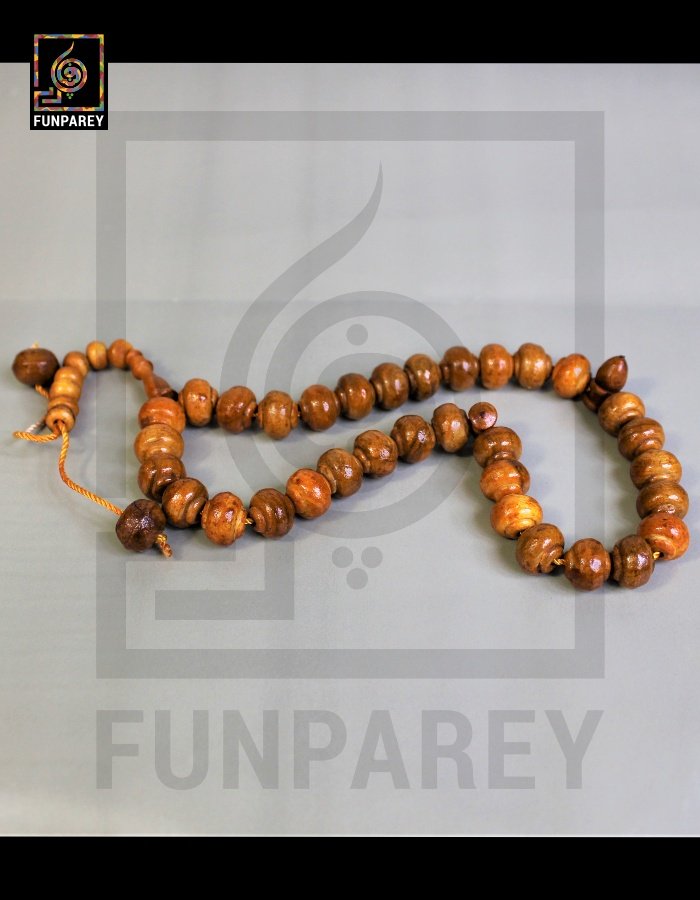 Wooden Tasbeeh – Brown 33 Beads