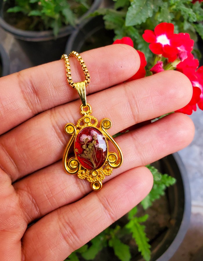 Crimson Memory Pendant