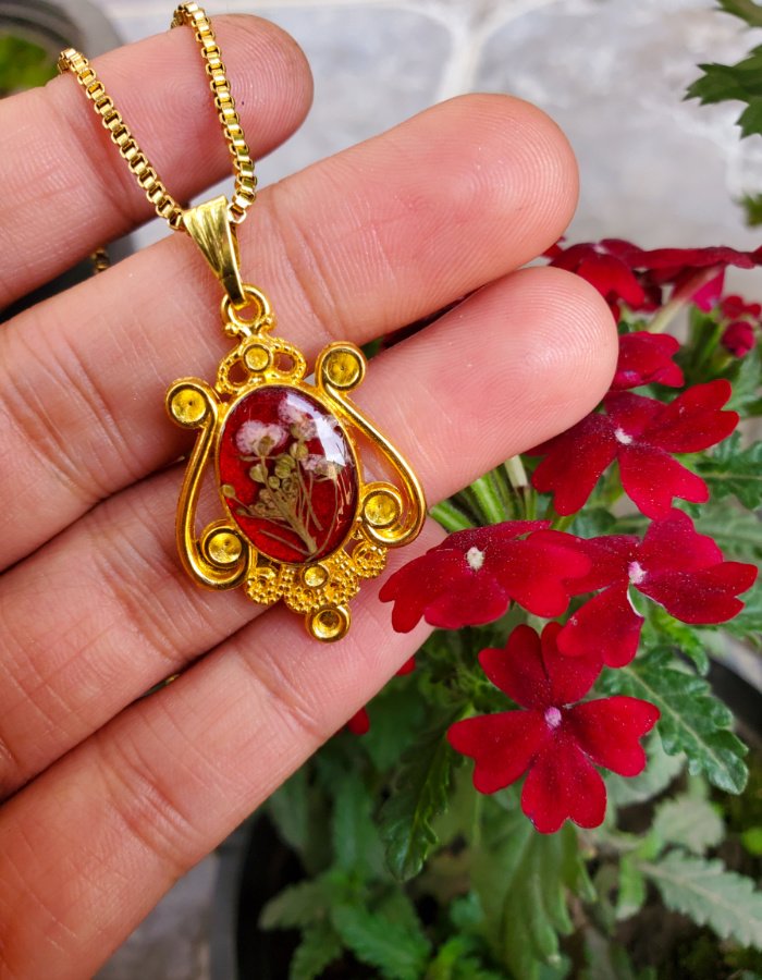 Crimson Memory Pendant