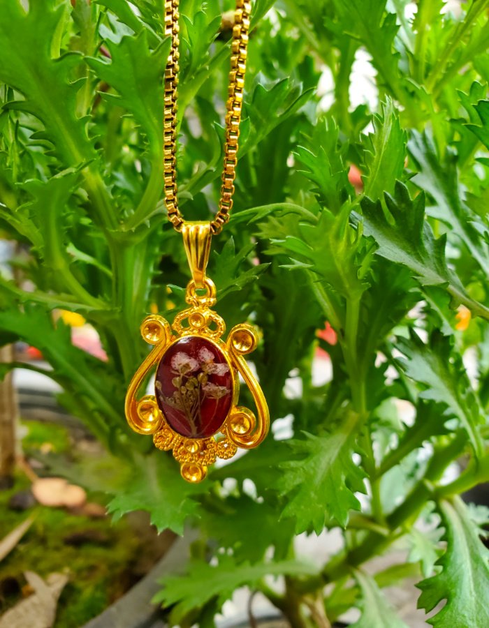 Crimson Memory Pendant