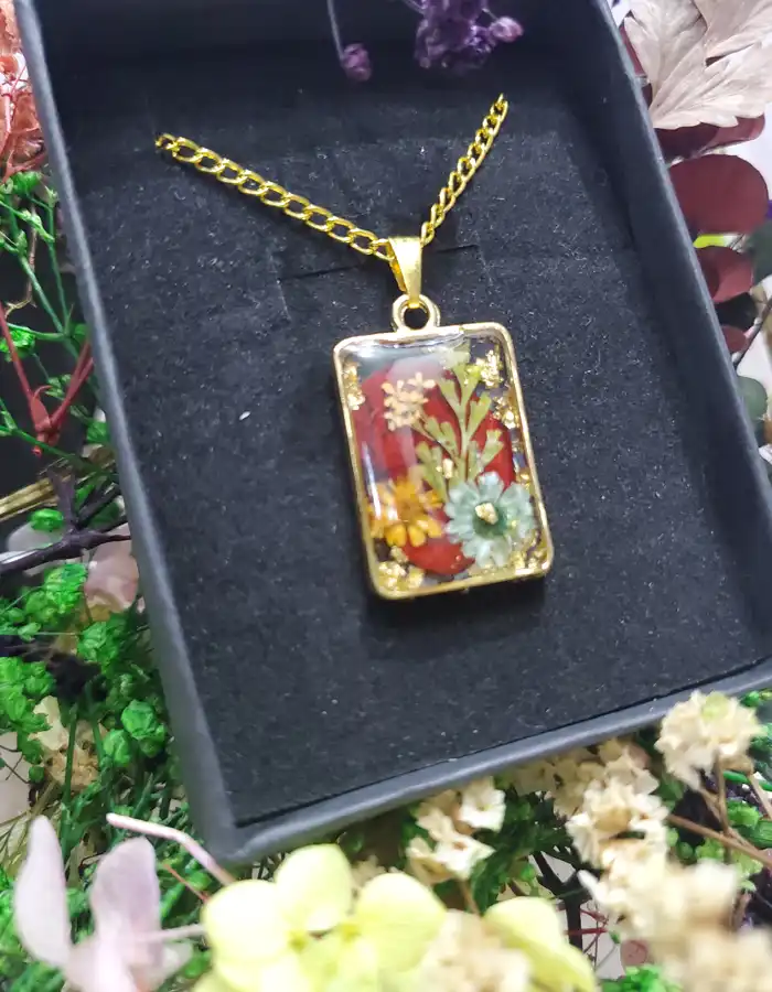 Epoxy Resin Lush Pendant - Bloom Array