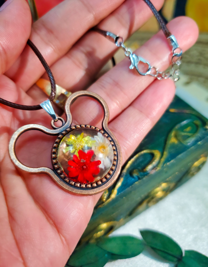 Floral Emblem Pendant
