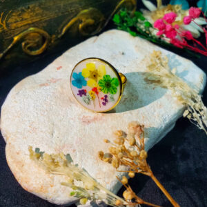 Gul-e-Safed Floral Ring