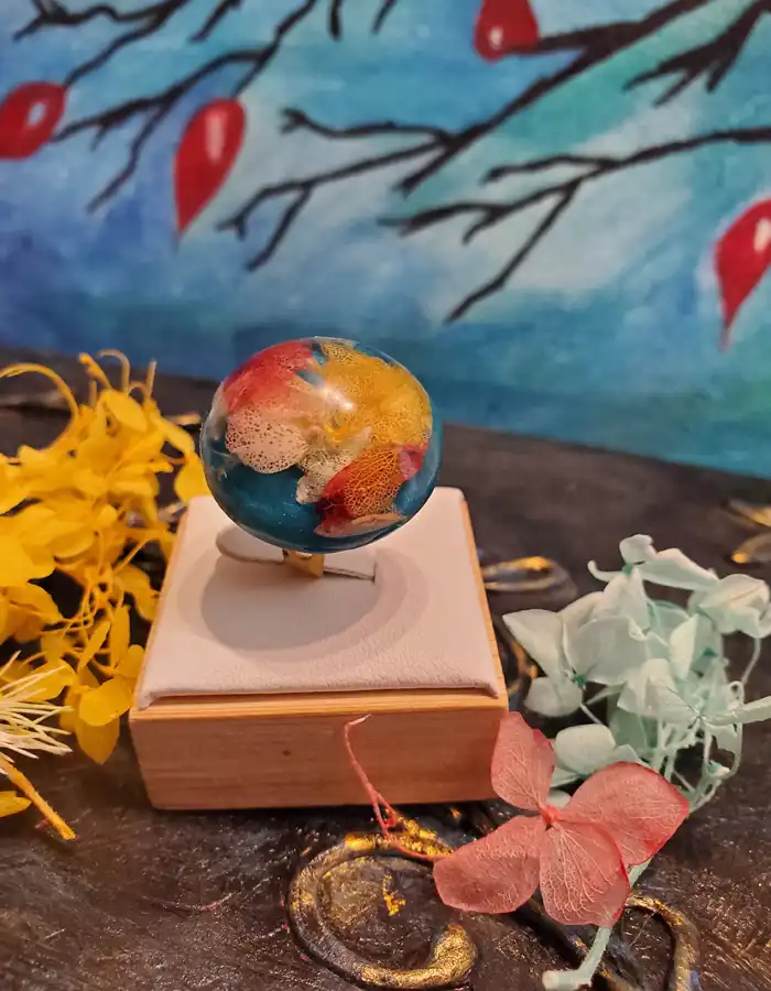 Handcrafted Resin Ring - Color Alchemy