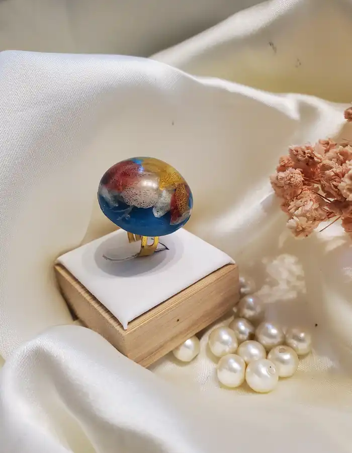 Handcrafted Resin Ring - Color Alchemy
