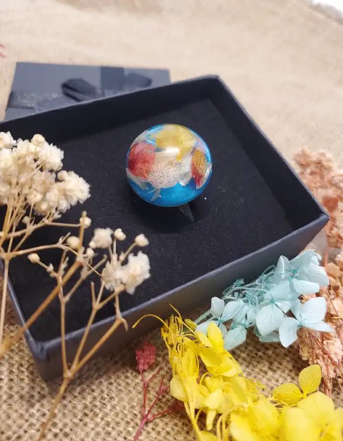 Handcrafted Resin Ring - Color Alchemy