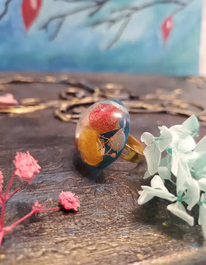 Handcrafted Resin Ring - Color Alchemy