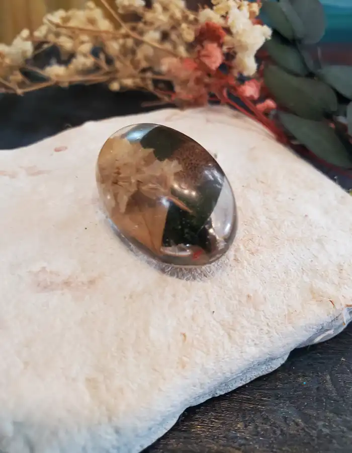 Handcrafted Resin Scarf Pin - Journey of Flowers