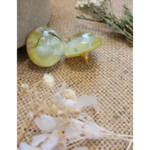 Handmade Resin Earrings - Contemplation